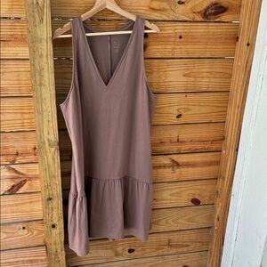 Target Sleeveless V-Neck Mauve-Taupe Mini Dress